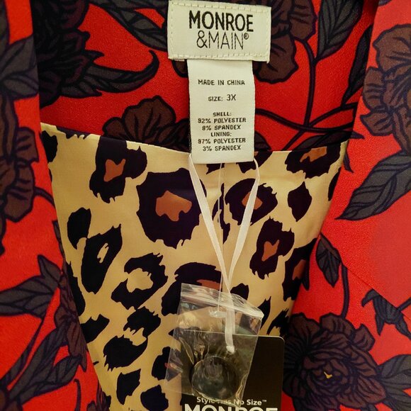 Brand new Womens Monroe and Main Blazer Size 3X - Picture 2 of 9